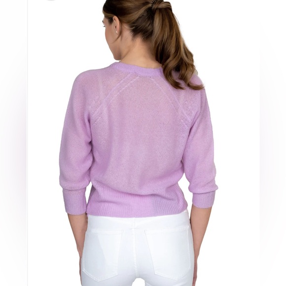 PRICE DROP! Autumn cashmere Lightweight Blouson Sleeve Raglan Crew Size L✨NWT✨ - Picture 3 of 11